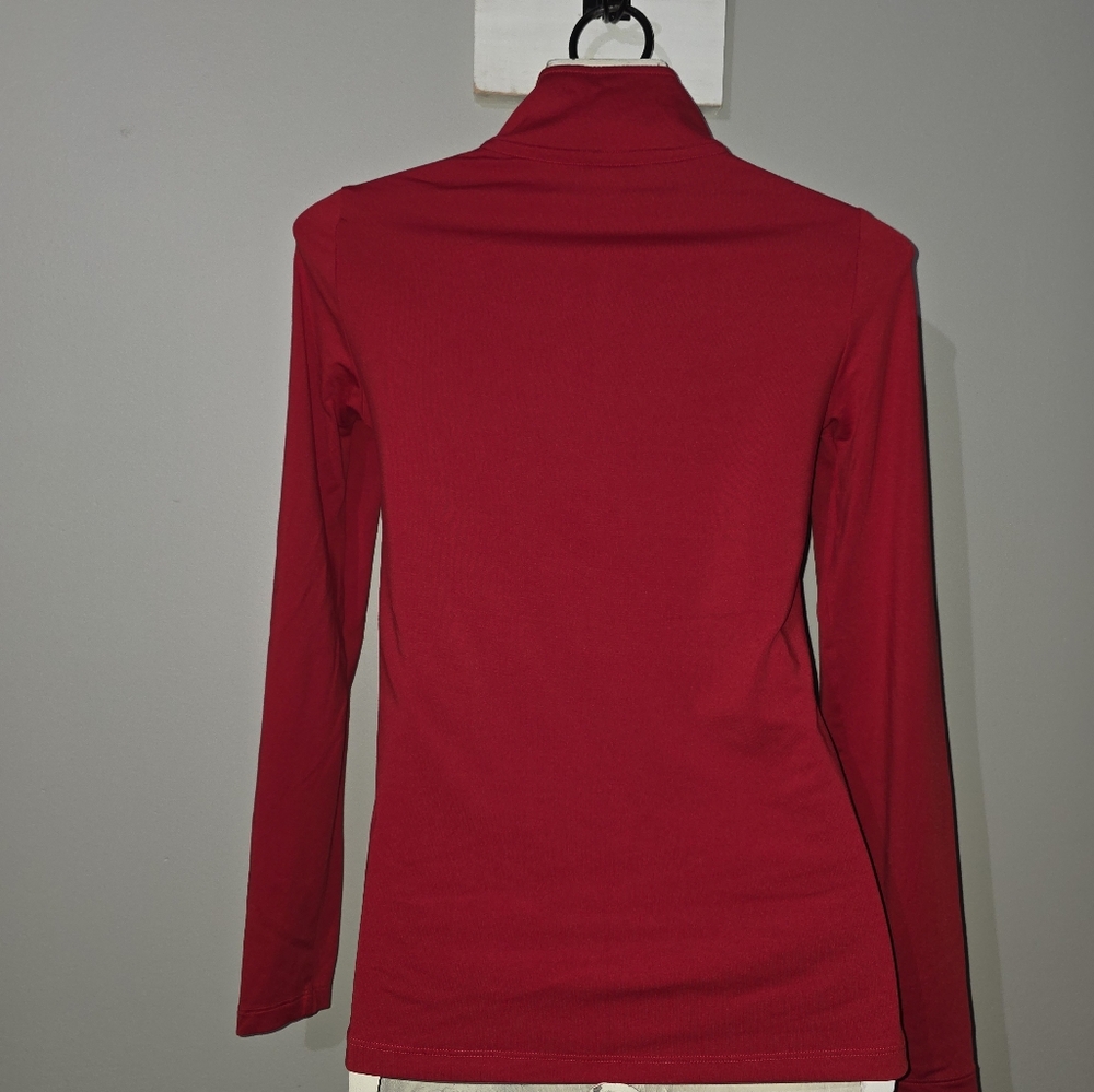 OSU Ohio State Buckeyes PINK Victoria's Secret Quarter Zip L/S Pullover SMALL - Picture 2 of 4